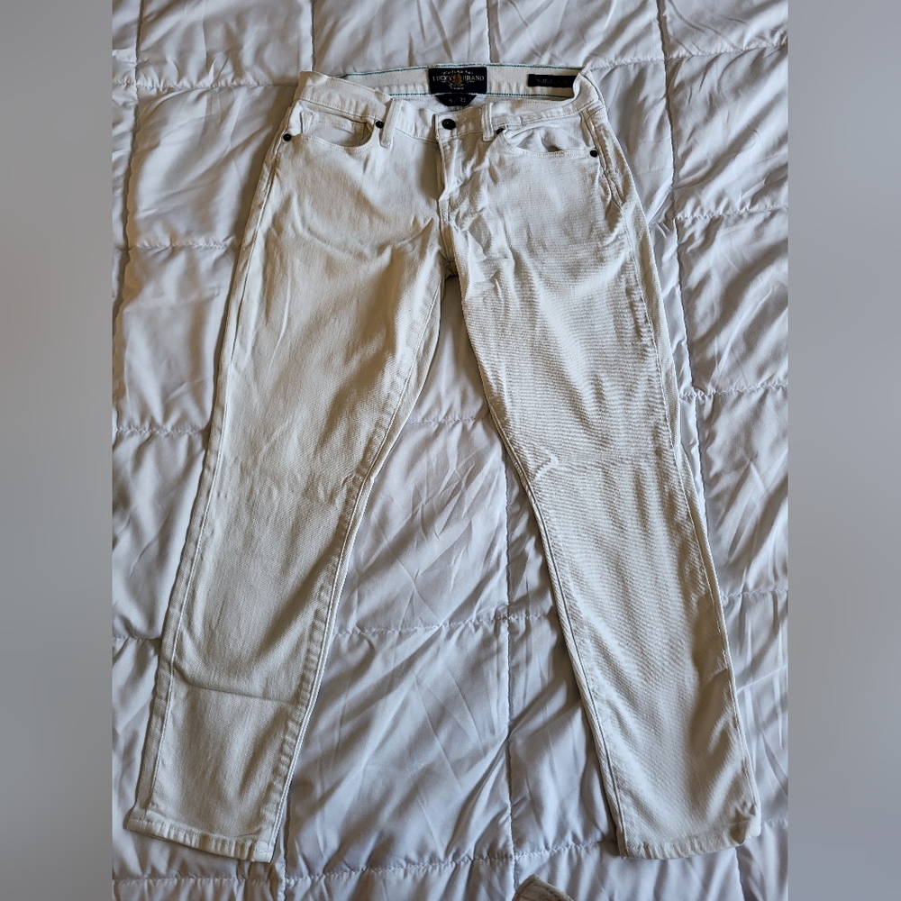 Lucky Brand White Denim Capris